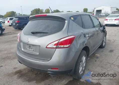 2012 Nissan Murano S z USA, uszkodzony, nr VIN JN8AZ1MU9CW103243